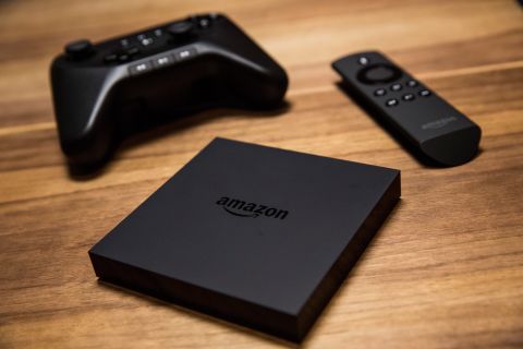 The latest entry in an increasingly crowded Web-streaming market, Amazon's Fire TV lets the user search content with their voice.