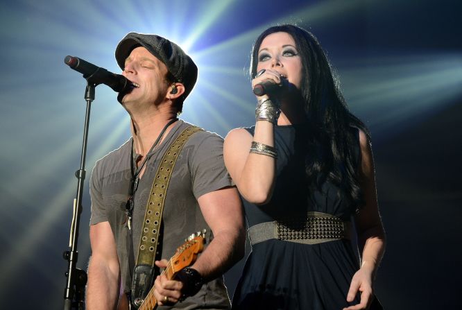 <strong>Keifer </strong>and<strong> Shawna Thompson:</strong> The husband-and-wife team behind Thompson Square aren't afraid to put their love front and center in their music. Their latest album, "Just Feels Good," is all about their 13-year marriage: "Ever since we've been married, we've always worked together," Shawna says on <a href="http://thompsonsquare.com/thompson-square" target="_blank" target="_blank">Thompson Square's website</a>, as her husband Keifer chimes in, "I don't know that the other way would work. ... Obviously we fight like everybody else and, when we do, we do it really well. But if we had a choice between being together all the time and not being together, we'd choose the former."