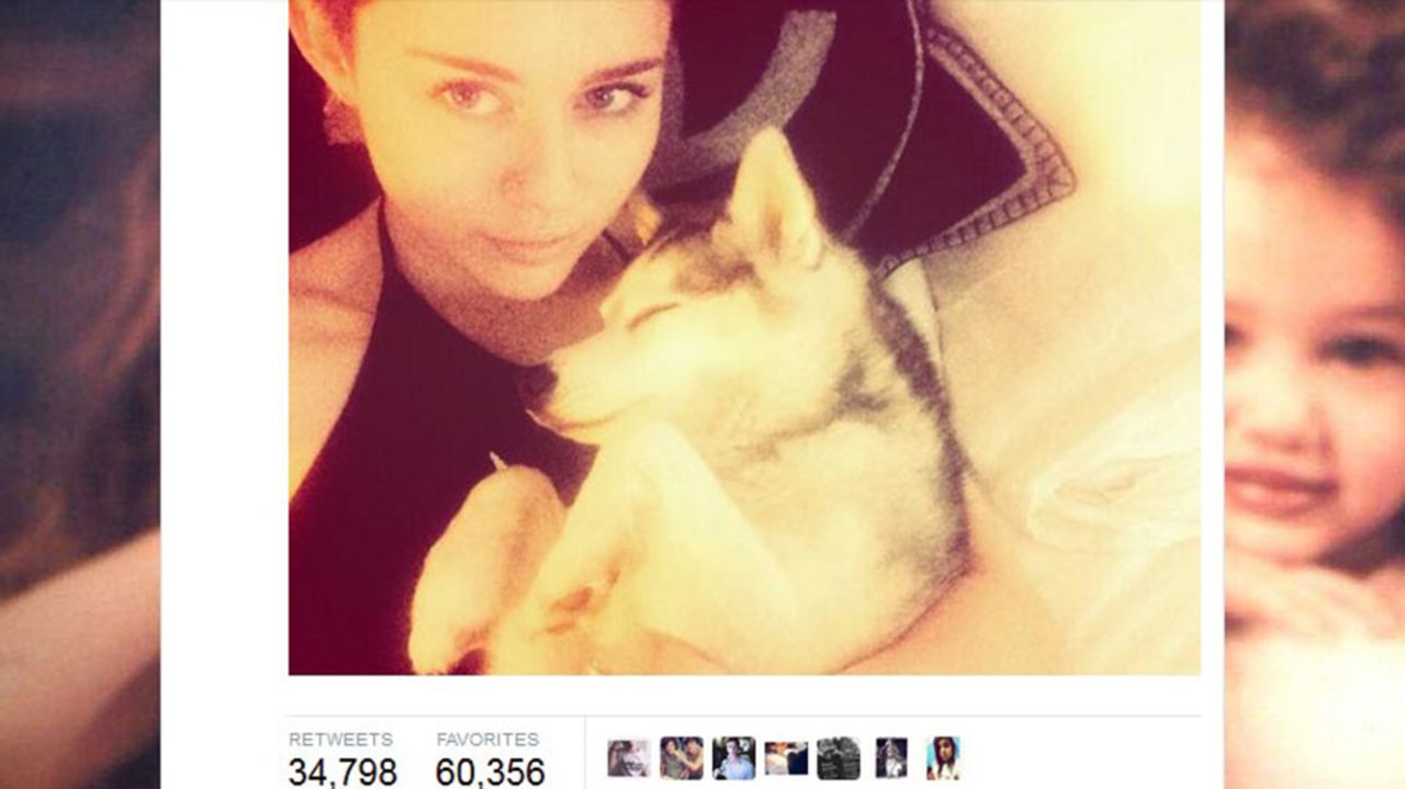 Tragedy struck in early April 2014 with the death of the singer's favorite pooch, Floyd. <a href="http://marquee.blogs.cnn.com/2014/04/02/miley-cyrus-miserable-day-and-more-news-to-note/">Cyrus tweeted to her Boston fans</a> in advance of her concert there that she was "beyond miserable." The gift of a new dog from her mother apparently did little to console her, as Cyrus later tweeted that she gave the new dog away to a friend. 