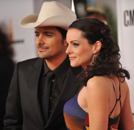 <strong>Brad Paisley </strong>and<strong> Kimberly Williams-Paisley:</strong> Brad Paisley fell for "Father of the Bride" actress Kimberly Williams from the moment he saw her in the 1991 movie, which he liked so much he wrote the title track to "Part II" about the film. When the time came to film a music video for a single from that album, he sought out Williams to be the star. Never underestimate a man who knows what he wants: the pair married in 2003.