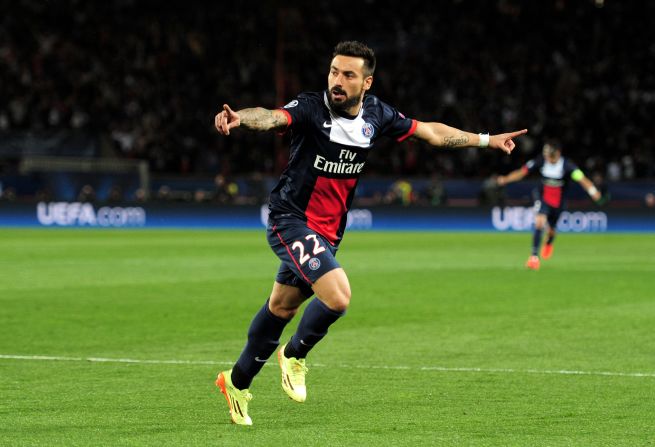 In the other Champions League quarterfinal, Paris Saint-Germain beat Chelsea 3-1 in Paris. Ezequiel Lavezzi gave the home team an early third-minute lead.