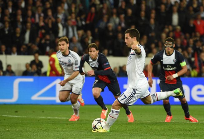 But after Oscar won a contentious penalty, Eden Hazard leveled in the 27th minute.