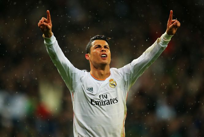 Cristiano Ronaldo made history when he completed the scoring in the second half.