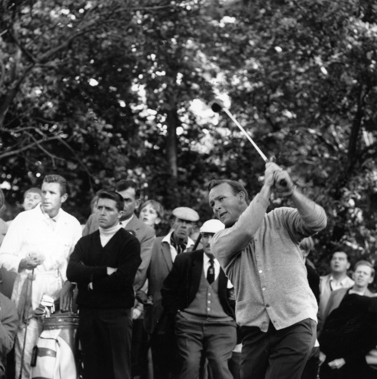 Thanks to his golfing prowess and good looks, Palmer greatly helped to popularize the sport in the 1950s, when television coverage took off.