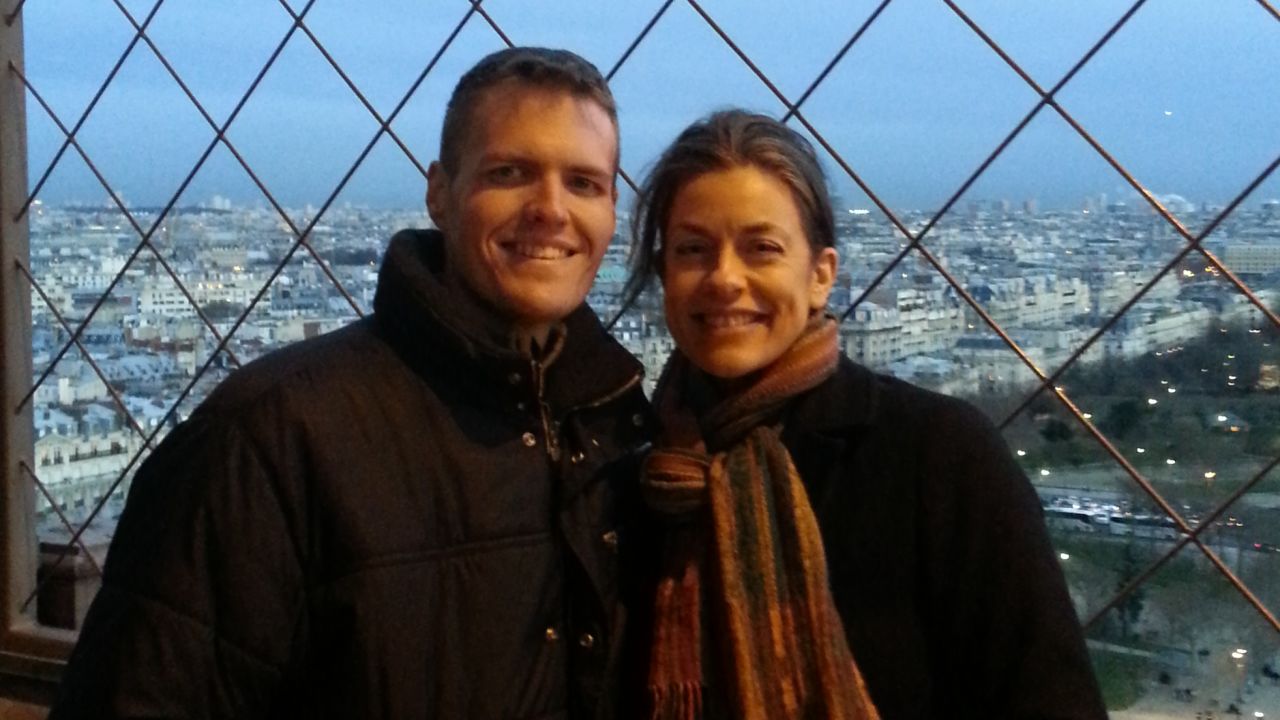 In December, Brian Flemming flew to Europe to meet Jackie Eastham in person. They remain close friends.