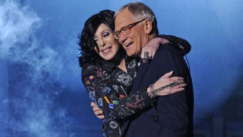 Cher and Letterman have a storied past, as the singer seems to have a unique ability to confound the comedian. Once in 1996 she told him he looked like "s---," and generally gave him a hard time. However, the singer has appeared on his show several times since, including in 2013, when she gave him a big hug after performing a song off her latest album.