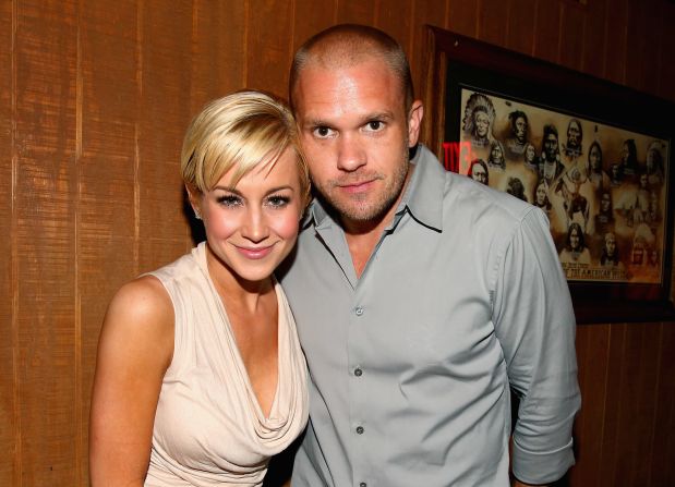 <strong>Kellie Pickler </strong>and<strong> Kyle Jacobs:</strong> With songwriter Kyle Jacobs by her side, "American Idol" alum Kellie Pickler has been inspired to write personal songs, like the title track from her most recent album, "The Woman I Am." The couple met through friends around 2008, and wed in 2011. "Kyle took away all my fear of marriage," <a href="http://www.people.com/people/article/0,,20396260,00.html" target="_blank" target="_blank">Pickler said when she accepted Jacobs' marriage proposal in 2010</a>. "(He's) shown me the way love is supposed to be."