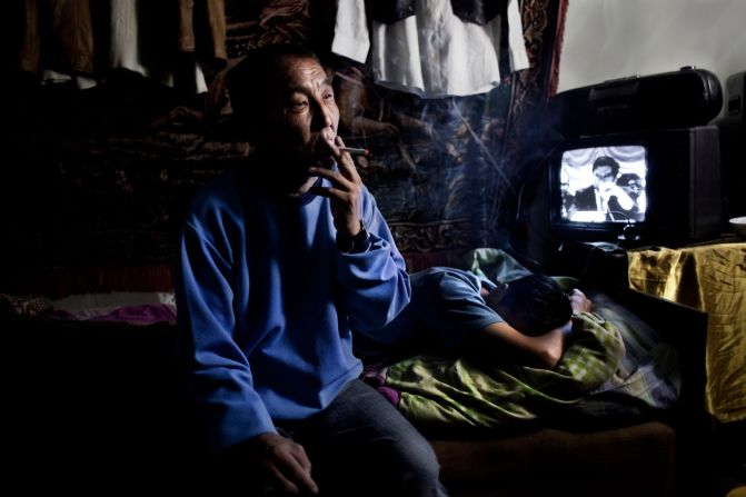 Baara, who is 55, lives in one of the poorest districts of Ulaanbaatar. He earns a low wage working for a local NGO, but struggles to get more lucrative employment due to being transgender: "Ulaanbaatar is very small. It's very difficult for me to get a job because everyone knows me," he says.