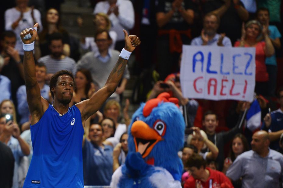 France went through in even more sensational fashion, coming back from 2-0 down against Germany as Gael Monfils beat Peter Gojowczyk in the deciding fifth rubber in Nancy.