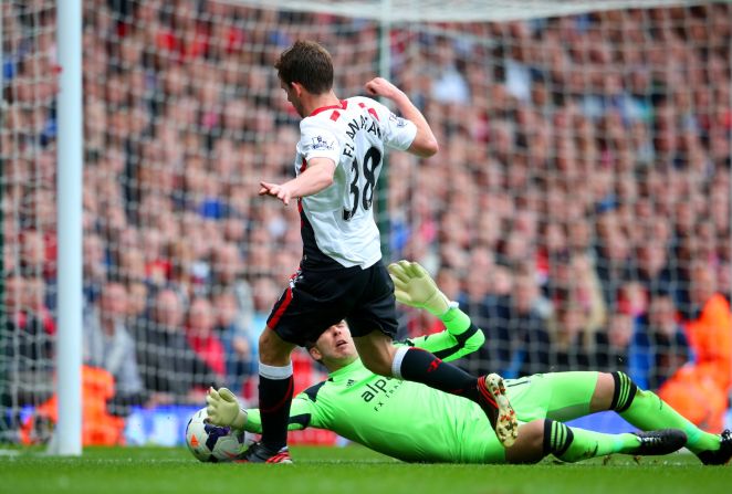 The second was more controversial -- Liverpool defender Jon Flanagan was brought down by Adrian in the second half, though the West Ham goalkeeper appeared to make contact with the ball first.
