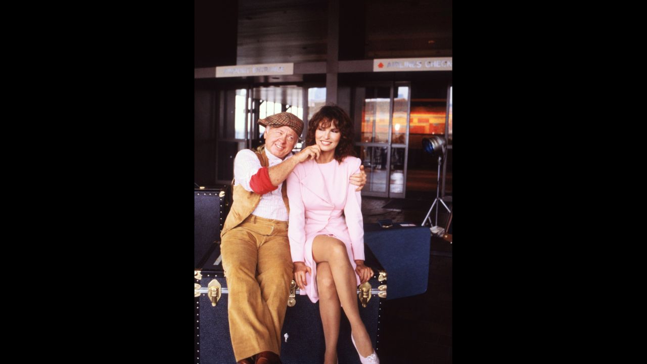 Rooney is seen with Raquel Welch in 1980 from the ABC series "Raquel."