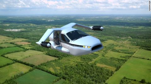 Terrafugia's TF-X is designed as a four-seat, plug-in hybrid electric flying car that's capable of performing fly-by-wire vertical take offs and landings. 