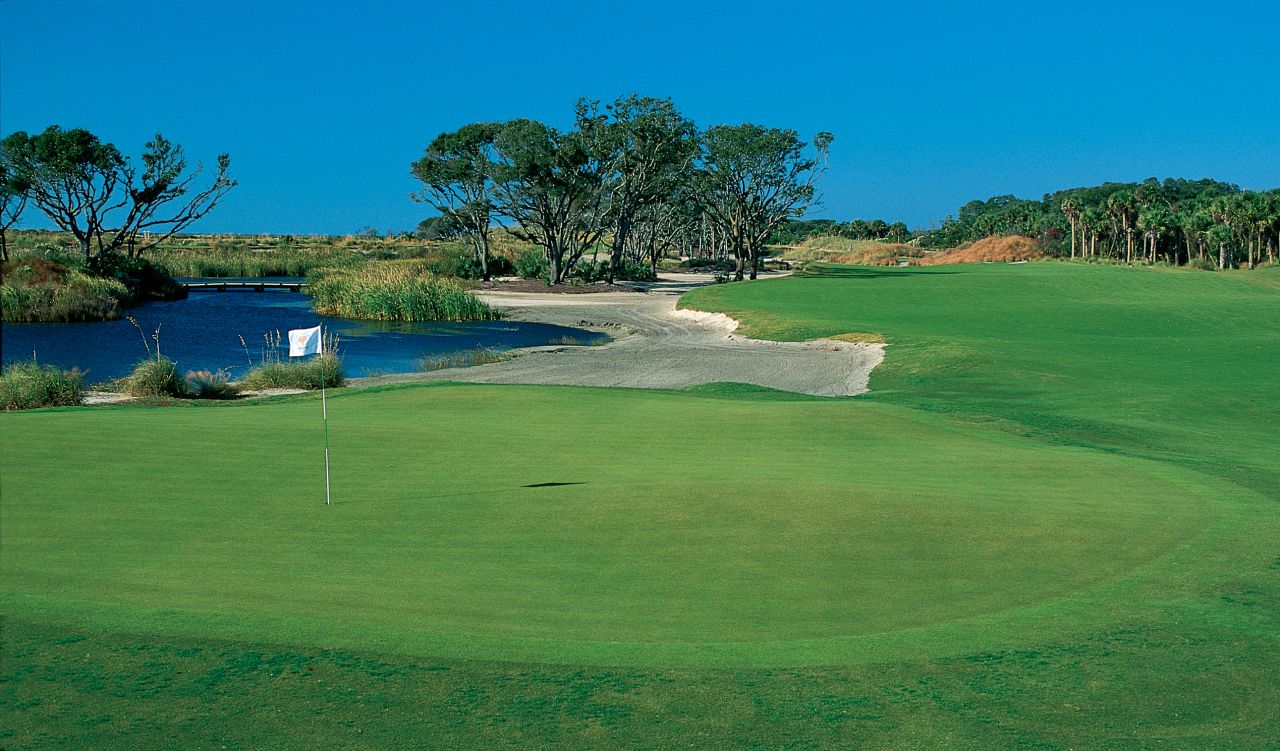 Possibly the toughest course in the world, the Pete Dye-designed Ocean Course at Kiawah Island was the stage for the 1991 Ryder Cup -- the notorious "War On The Shore," in which the European team lost by the narrowest of margins to the United States. 