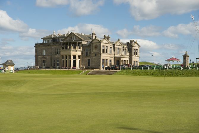 The Home of Golf and probably the most famous course in the world, the Old Course at St Andrews Links' has hosted 28 Open Championships with another one due in 2015. <a href="index.php?page=&url=http%3A%2F%2Fedition.cnn.com%2F2014%2F03%2F26%2Fsport%2Fgolf%2Fgolf-ra-st-andrews%2F">This year it might even allow women to join its ranks.</a>