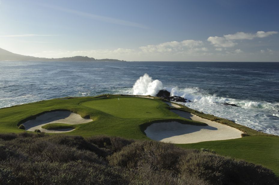 With nine holes that hug the rugged coastline, this is what the golf courses must be like in Heaven. Though hopefully not as expensive. A round at Pebble costs $495, not including the cart.