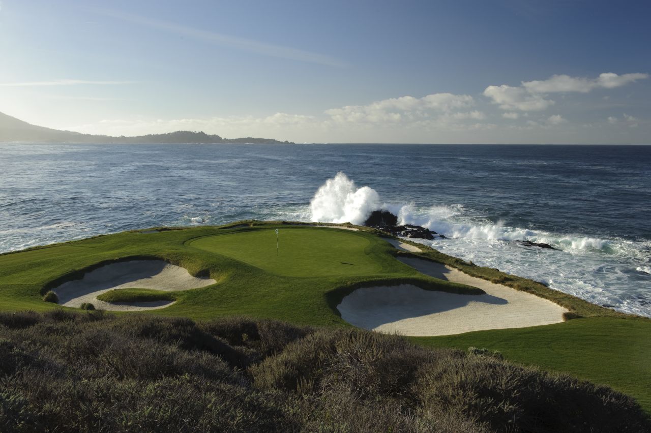 With nine holes that hug the rugged coastline, this is what the golf courses must be like in Heaven. Though hopefully not as expensive. A round at Pebble costs $495, not including the cart.