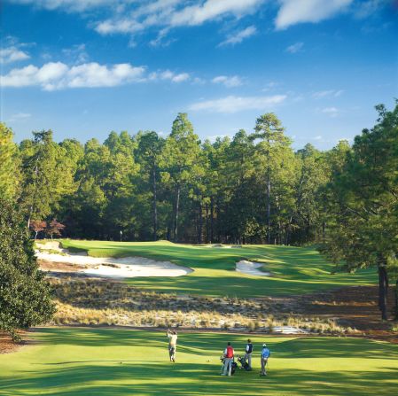 The Pinehurst Resort has eight courses, four designed by Donald Ross, including the legendary No. 2 course, which has hosted one Ryder Cup, one PGA Championship and two U.S. Opens.