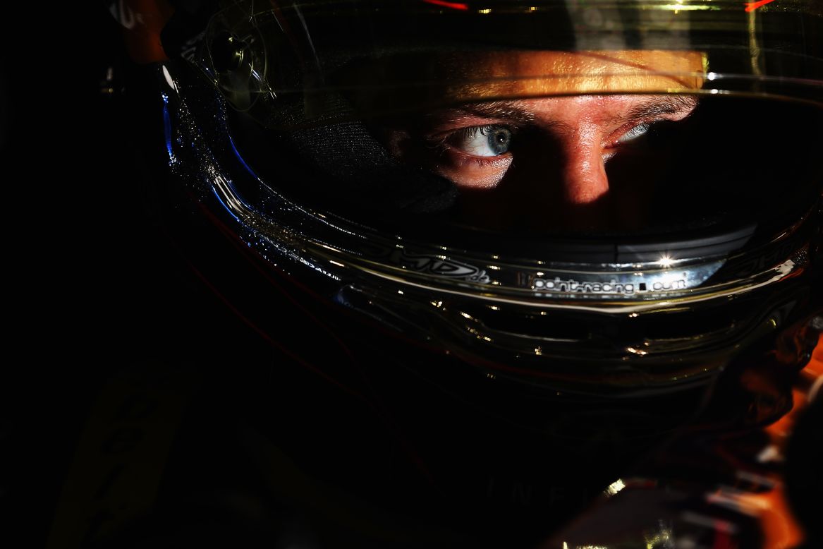 Formula One driver Sebastian Vettel prepares for qualifying Saturday, April 5, at the Bahrain Grand Prix.