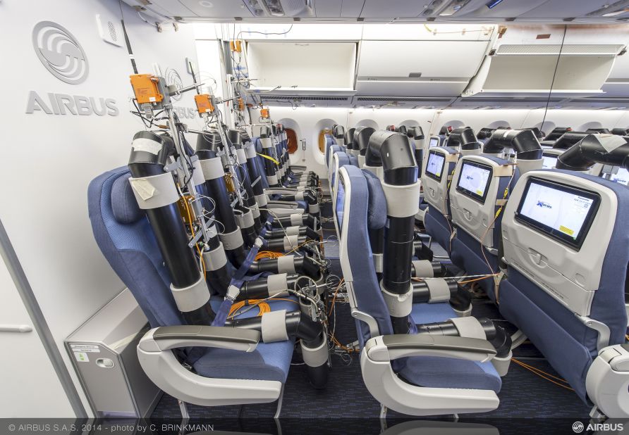 There should be fewer drainpipes seated next to you when the plane comes into service later this year.