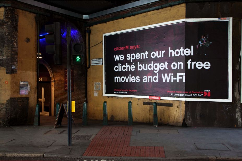 In order to appeal to today's travelers, it's imperative to have high-speed wi-fi, and it better be free. Dutch brand CitizenM offers this, as well as artfully designed room (another important factor for globetrotting millennials) at a low price point.