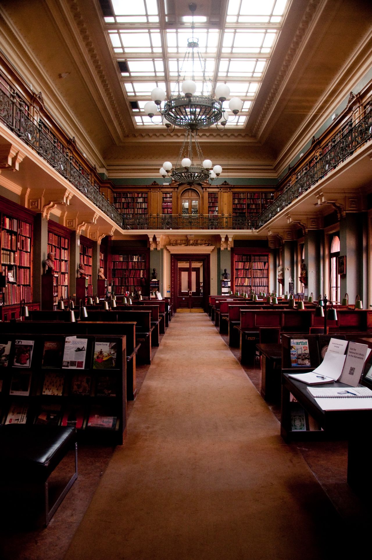 <a href="http://ireport.cnn.com/docs/DOC-1116676">The Victoria and Albert Museum</a> in London is home to the <a href="http://www.vam.ac.uk/page/n/national-art-library/" target="_blank" target="_blank">National Art Library</a> that is open to the public as a major reference on fine and decorative arts across the world. 