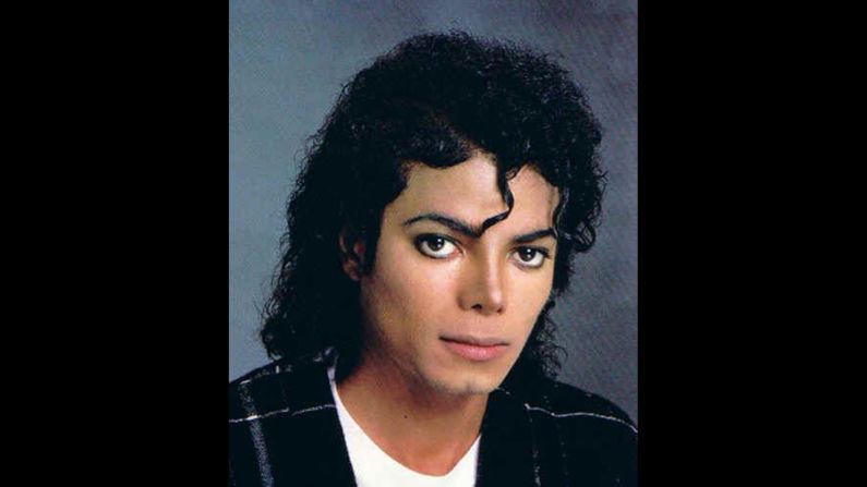 Michael Jackson sports the Jheri curl