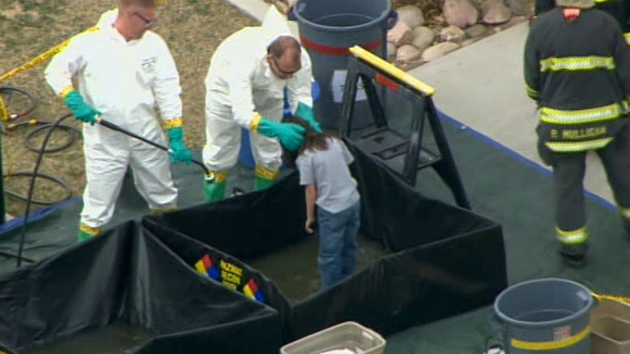 NS Slug: CO: SCHOOL HAZMAT SITUATION - AERIALS
Synopsis: Mysterious toxin forces Colorado School To Evacuate