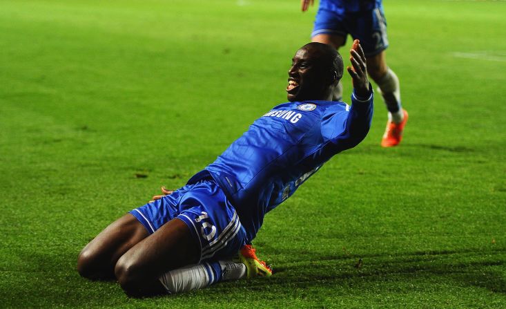 And Demba Ba sent Chelsea through with his effort in the 87th minute.