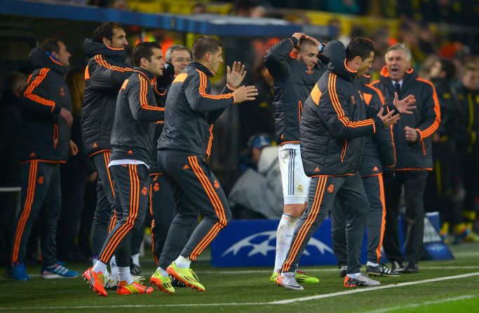 Real Madrid barely advanced in the other quarterfinal, 3-2 on aggregate. It lost the second leg 2-0 Tuesday and had keeper Iker Casillas to thank for limiting the damage in Germany.
