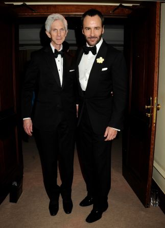 Fashion designer Tom Ford, right, and his partner of 28 years, Richard Buckley, are married, the former Gucci craftsman confirmed to <a href="index.php?page=&url=http%3A%2F%2Fwww.vogue.co.uk%2Fnews%2F2014%2F04%2F08%2Ftom-ford-marries-richard-buckley" target="_blank" target="_blank">Vogue UK.</a> He didn't give details on the nuptials except to acknowledge that they were held in the United States. The couple are parents to a 1-year-old, <a href="index.php?page=&url=http%3A%2F%2Fcelebritybabies.people.com%2F2012%2F10%2F05%2Ftom-ford-welcomes-son-alexander-john%2F" target="_blank" target="_blank">Alexander John Buckley Ford</a>.