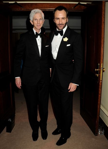 Fashion designer Tom Ford, right, and his partner of 28 years, Richard Buckley, are married, the former Gucci craftsman confirmed to <a href="http://www.vogue.co.uk/news/2014/04/08/tom-ford-marries-richard-buckley" target="_blank" target="_blank">Vogue UK.</a> He didn't give details on the nuptials except to acknowledge that they were held in the United States. The couple are parents to a 1-year-old, <a href="http://celebritybabies.people.com/2012/10/05/tom-ford-welcomes-son-alexander-john/" target="_blank" target="_blank">Alexander John Buckley Ford</a>.