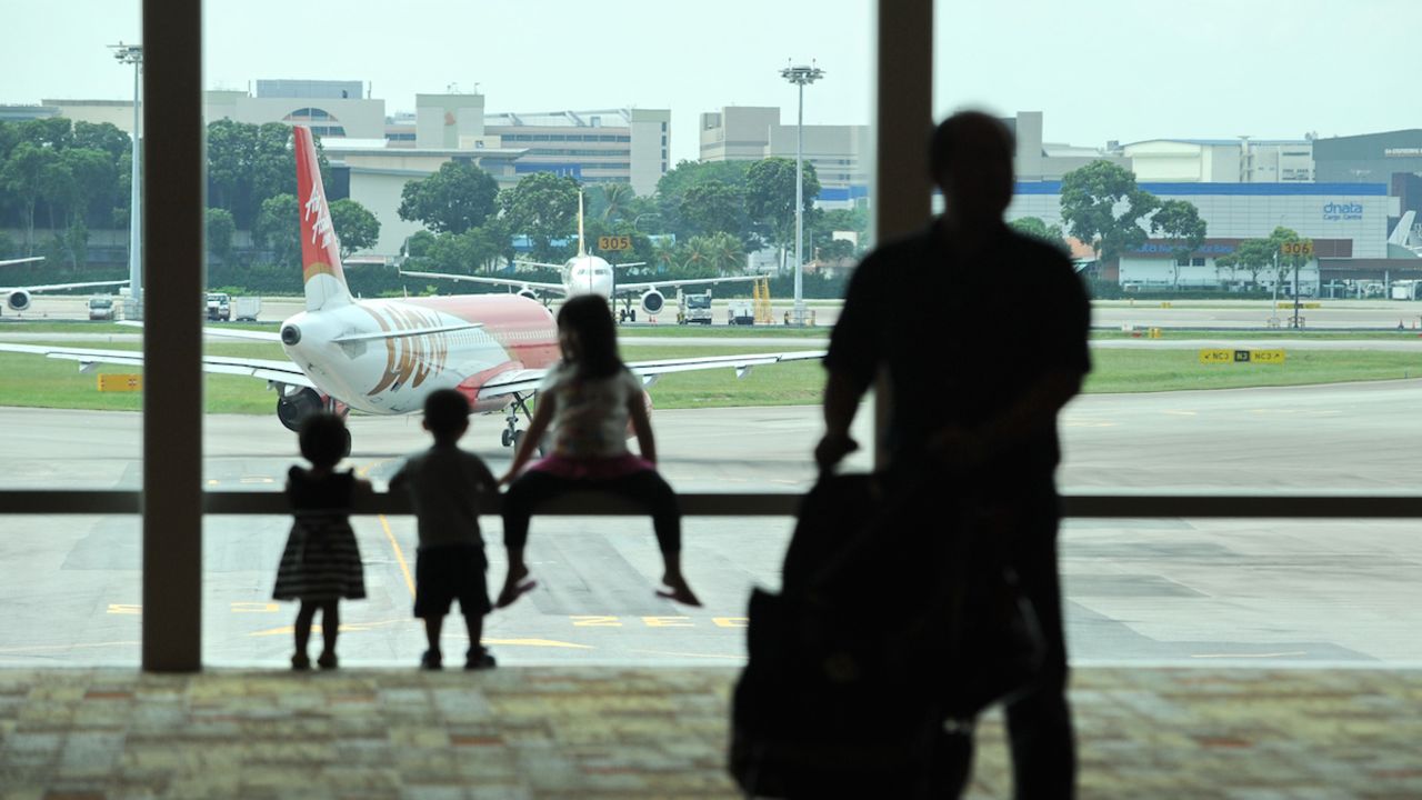 6. flying with kids preboarding
