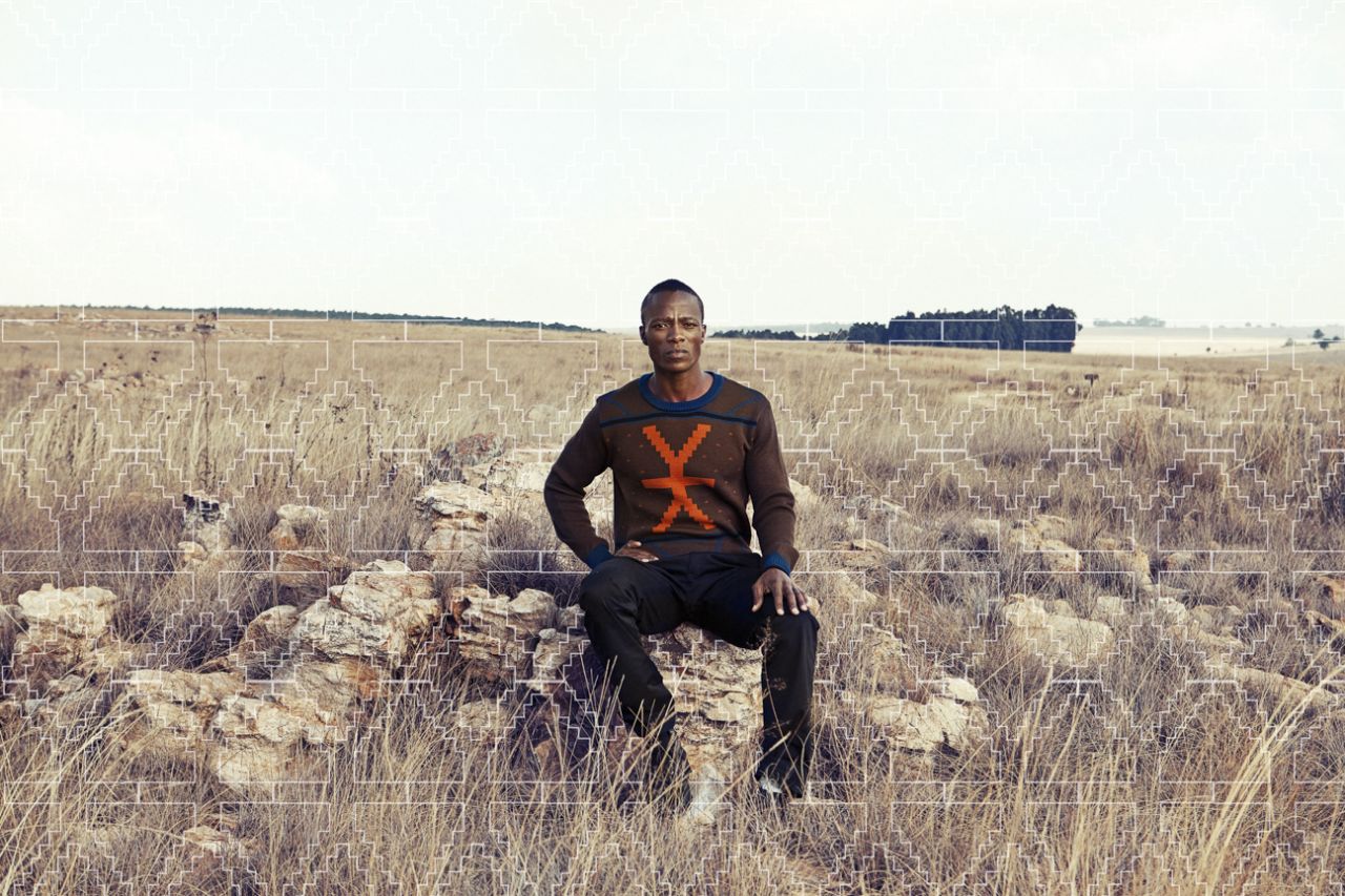 Ngxokolo also uses local materials, like wool and mohair.