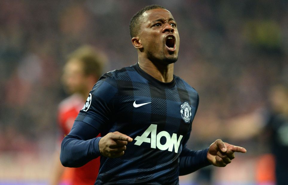 United took a shock 57th minute lead when Patrice Evra's thunderbolt flew into the top corner of the net from 20-yards.