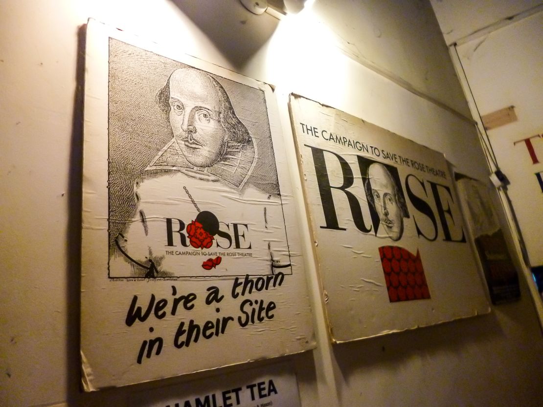 Shakespeare is thought to have learned the ropes at The Rose, the first Elizabethan theater on London's Bankside. 