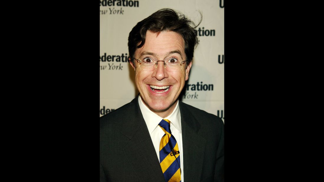 As a "correspondent" and later an anchor, Colbert developed a character that has been, at turns, pompous, pious and egocentric -- basing the persona on many others in television. 