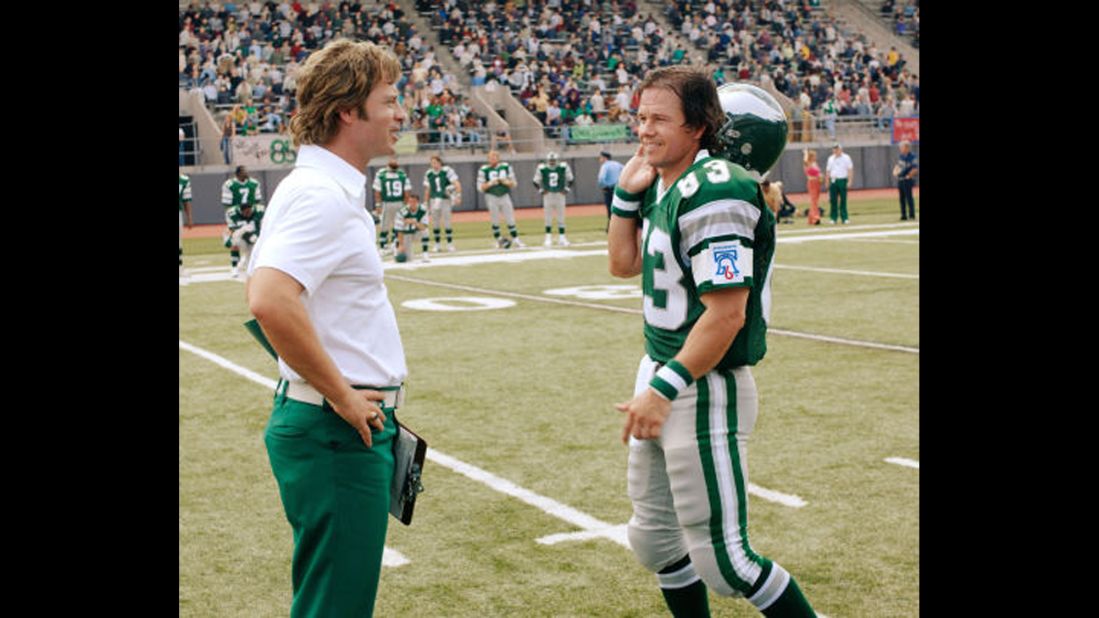 "Invincible" (2006): Greg Kinnear coaches Mark Wahlberg, his new Philadelphia Eagle.