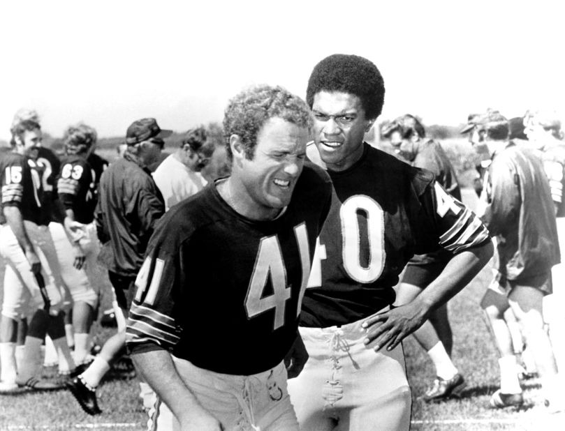 "Brian's Song" (1971): James Caan, left, and Billy Dee Williams in a football bromance.
