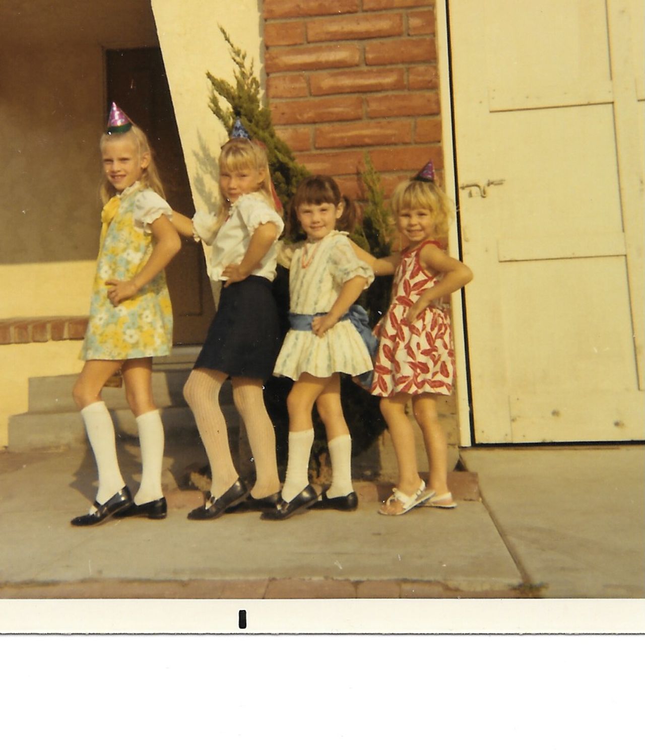 <a href="http://ireport.cnn.com/docs/DOC-1118810">Kathi Cordsen's </a>sister and three of her cousins are seen here posing in Cypress, California, in 1969, showing off the styles of the era.