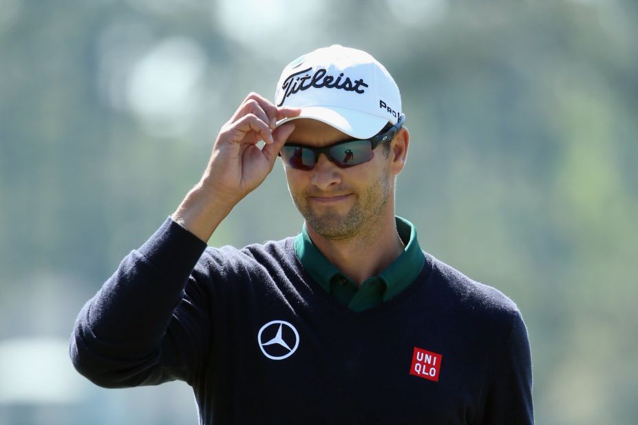 Adam Scott had a good day as he began his title defense at the Masters, carding a 3-under-par 69. 