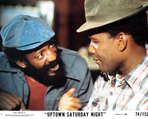 Bill Cosby and Poitier teamed up in three successful 1970s films, the first of which was 1974's "Uptown Saturday Night." The two try to track down Poitier's character's stolen wallet, which contains a winning lottery ticket. Cosby and Poitler also starred in "Let's Do It Again" (1975) and "A Piece of the Action" (1977). All three films were directed by Poitier.