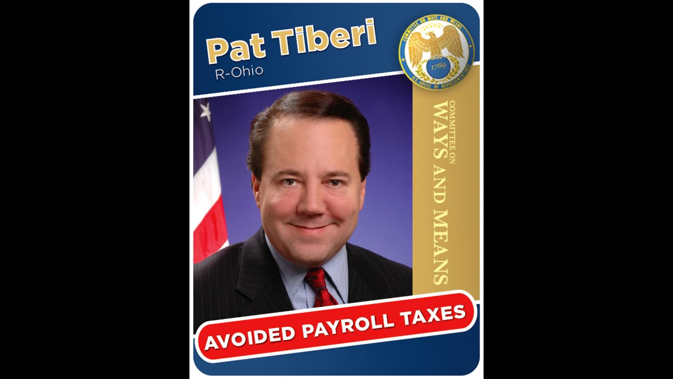 Rep. Pat Tiberi was criticized for not paying employment taxes on his campaign workers during his 2008 and 2010 campaigns. Tiberi<br /> said he followed IRS rules.