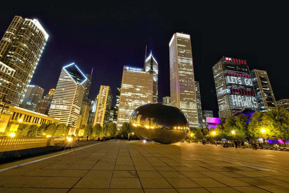 "I love when Chicago sports teams make it to the playoffs or post-seasons. The skyline is lit up with specific quotes per team," says Brendon Hernandez. <a href="http://ireport.cnn.com/docs/DOC-1100493">This photo</a> was taken during the Blackhawks' playoff season in June 2013.