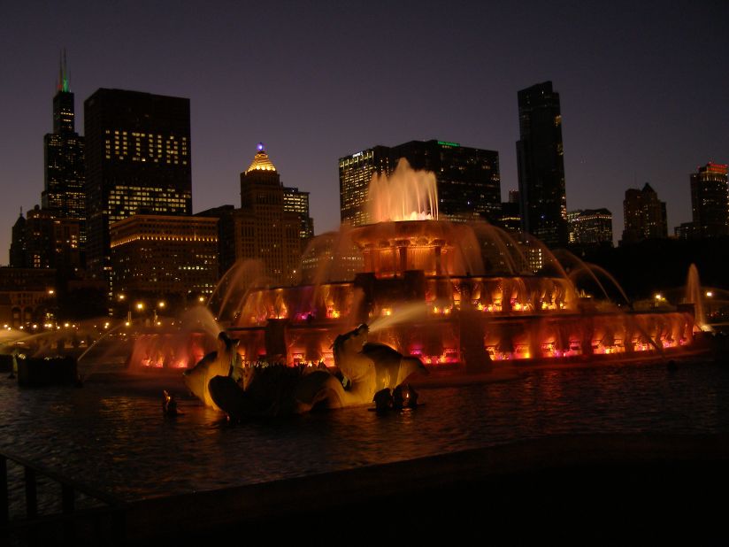"A warm summer night with a love in hand, watching <a href="http://ireport.cnn.com/docs/DOC-1099288">Buckingham Fountain</a> light up the sky cannot be matched," says Kevin Teale.