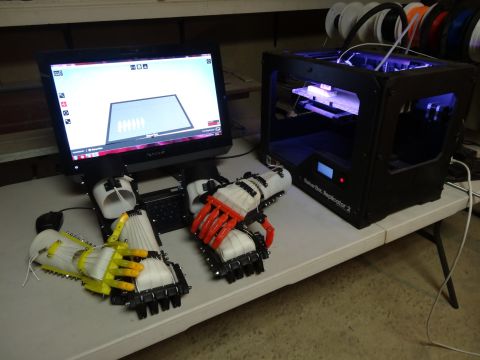 Its designs are open source, meaning anyone with access to 3-D printers can print out the parts and assemble them.