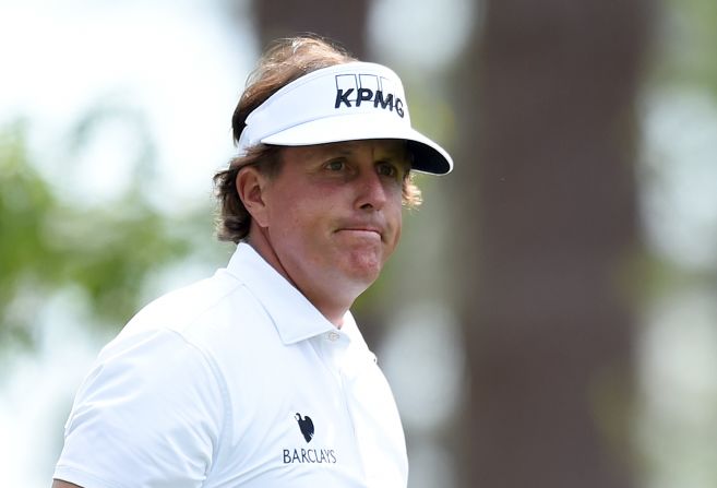 Phil Mickelson won the first of his three Green Jackets ten years ago, but he won't be contesting a fourth this weekend after missing the cut at five-over par. Lefty's second round unraveled at the 12th with a triple bogey six and eventually finished with a one-over par 73 on Friday.