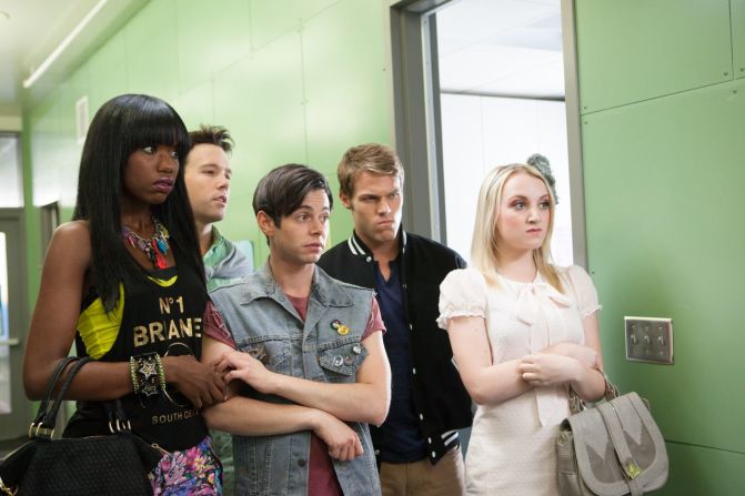 The 2013 independent film "G.B.F." is also known as "Gay Best Friend."  The comedy shows what happens when the most popular girls in school link up with a recently outed classmate. 