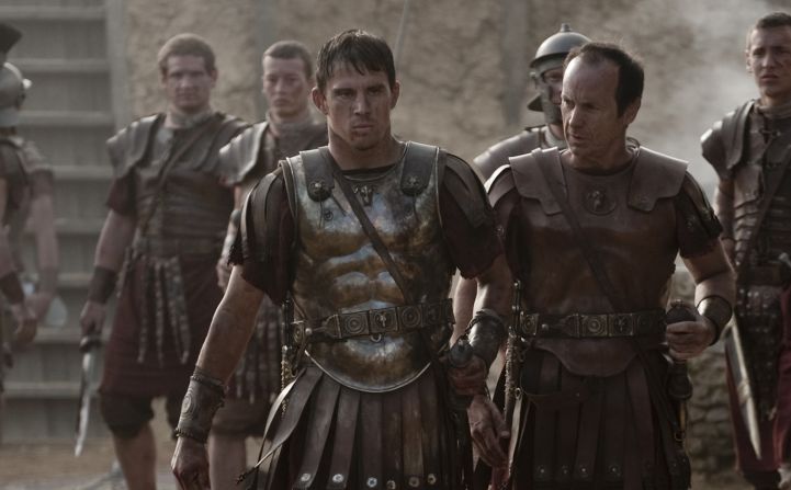 Channing Tatum, center, is a young Roman soldier in the 2011 film "The Eagle."