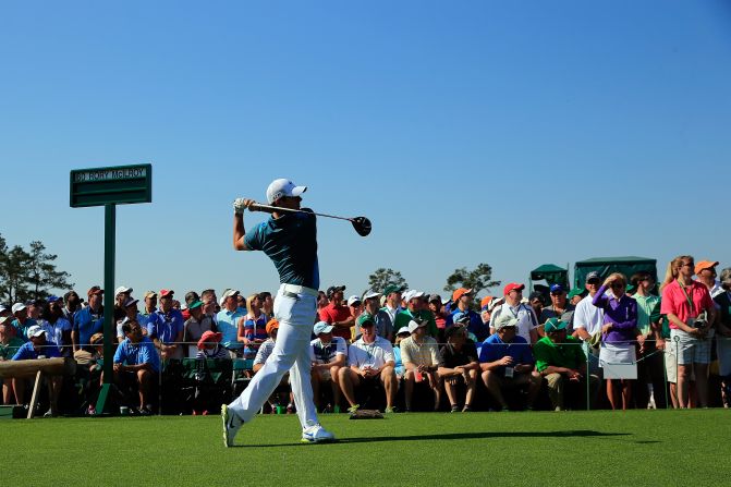 Former world No. 1 Rory McIlroy executed a perfect swing Saturday but his poor second round realistically ended title hopes. He is at 3-over.