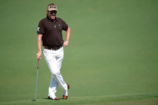 Miguel Angel Jimenez would, at 50, become the oldest Masters champion. The popular Spaniard sits at 3-under after his 66 Saturday.